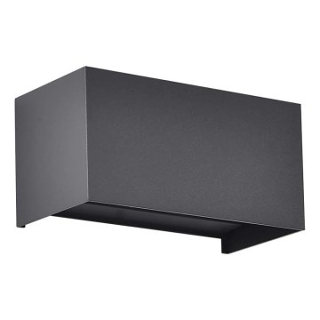 Aplique de parede exterior LED/24W/230V 3000K IP65 preto