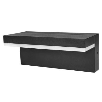 Aplique de parede exterior LED/9W/230V 4000K IP44 preto