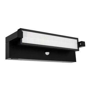 Aplique de parede exterior LED com sensor de movimento e de crepúsculo LED/36W/230V 3000/4000/6500K IP54 preto