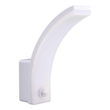 Aplique de parede exterior LED dimerizável com sensor de movimento e crepuscular LED/12/15/20W/230V IP65 branco