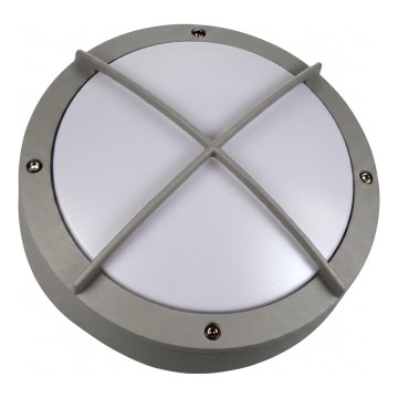 Aplique de parede exterior LED FRODA LED/12W/230V IP54 cinzento