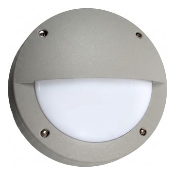 Aplique de parede exterior LED JORDI LED/12W/230V IP54 cinzento