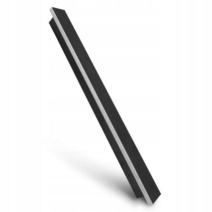 Aplique de parede exterior LED LED/18W/230V 60 cm IP65 preto