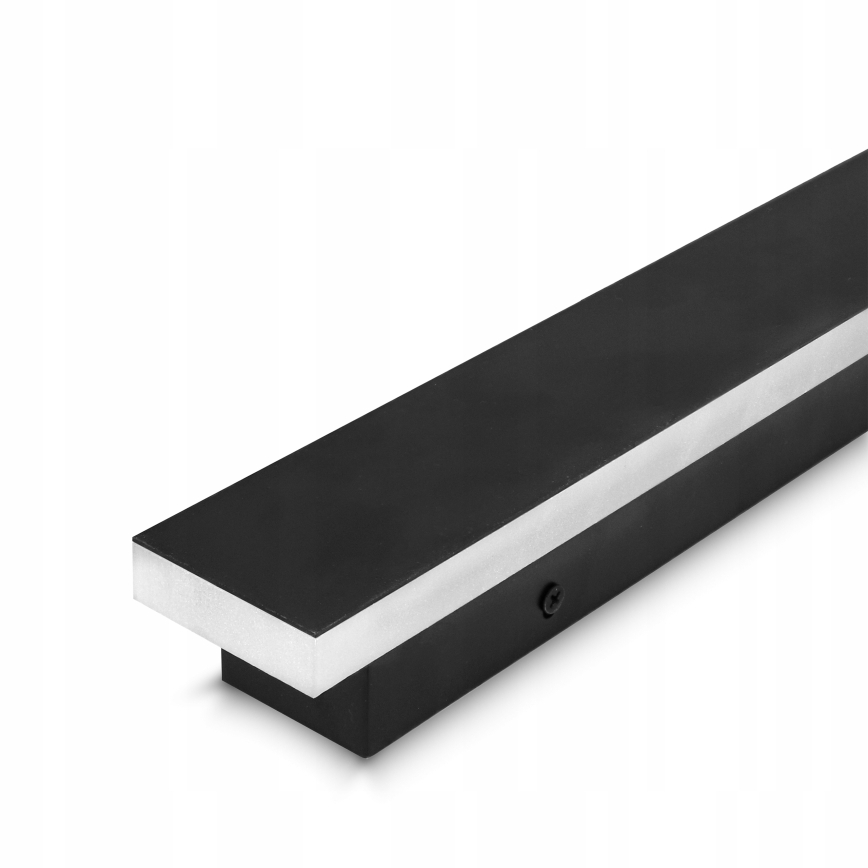 Aplique de parede exterior LED LED/18W/230V 60 cm IP65 preto