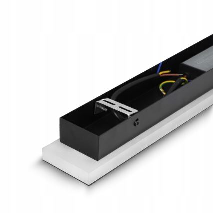 Aplique de parede exterior LED LED/18W/230V 60 cm IP65 preto