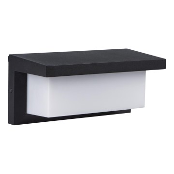 Aplique de parede exterior LED LERTO LED/12W/230V IP54 preto
