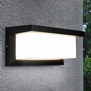 Aplique de parede exterior LED NEELY LED/12W/230V IP54 preto