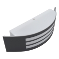 Aplique de parede exterior OLIANA 1xE27/60W/230V IP44 antracite