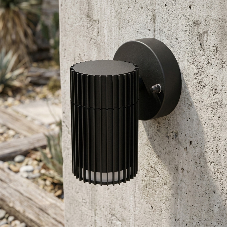 Aplique de parede exterior spot LANTHEA 1xGU10/11W/230V IP44 preto