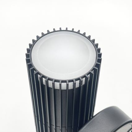 Aplique de parede exterior spot LANTHEA 1xGU10/11W/230V IP44 preto