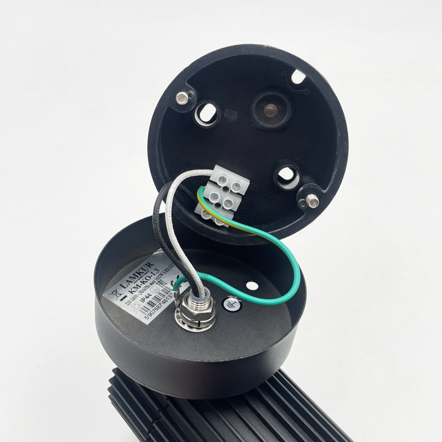 Aplique de parede exterior spot LANTHEA 1xGU10/11W/230V IP44 preto