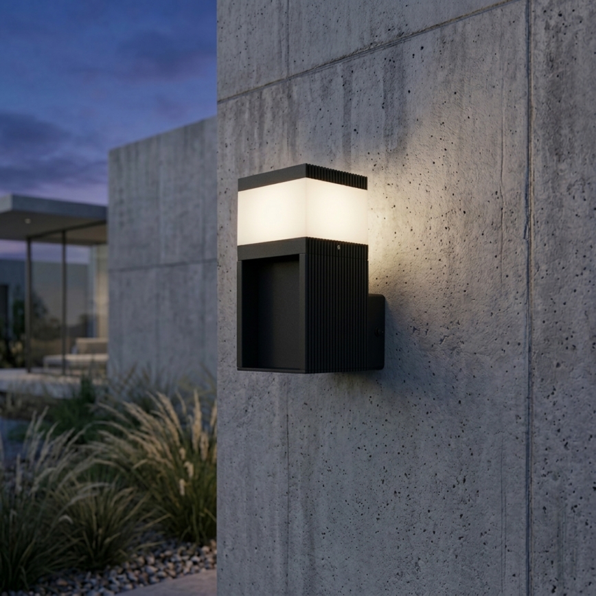 Aplique de parede exterior VESPER 1xG9/5W/230V IP44 preto