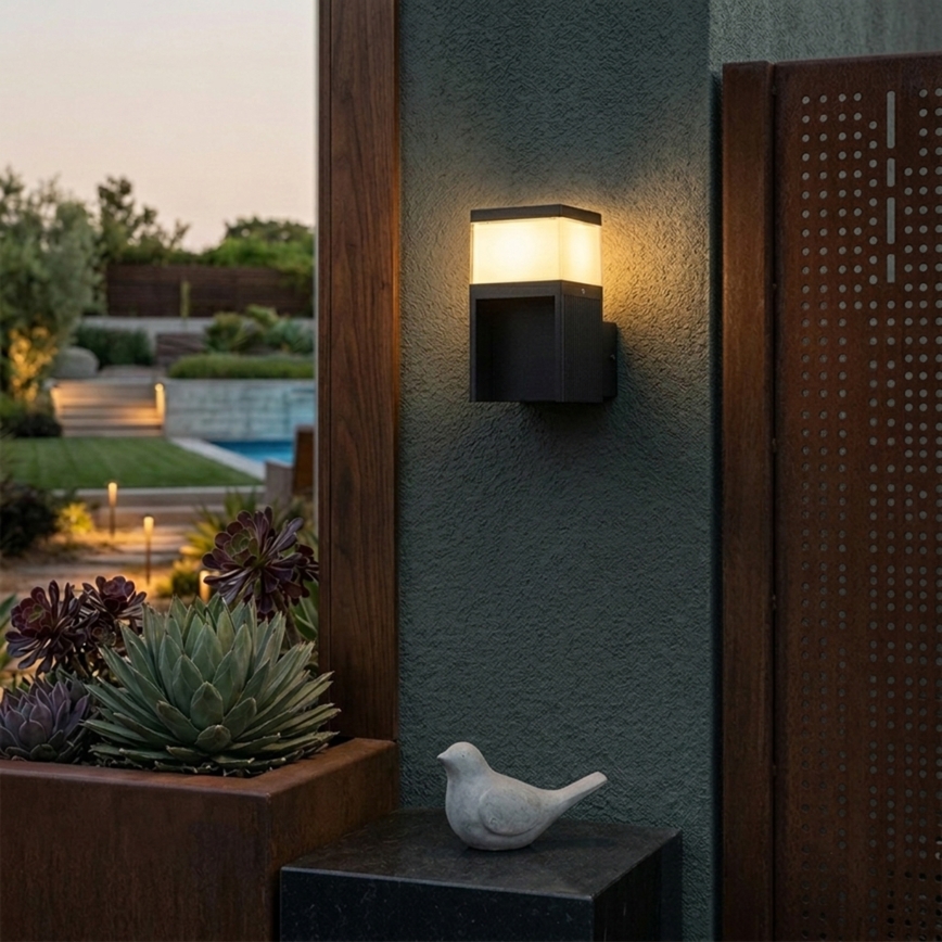 Aplique de parede exterior VESPER 1xG9/5W/230V IP44 preto