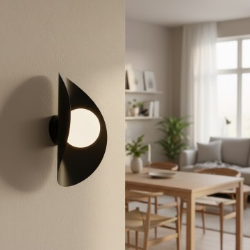 Aplique de parede FIERO 1xG9/8W/230V preto