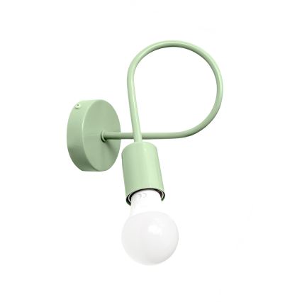Aplique de parede flexível OXFORD 1xE27/15W/230V verde