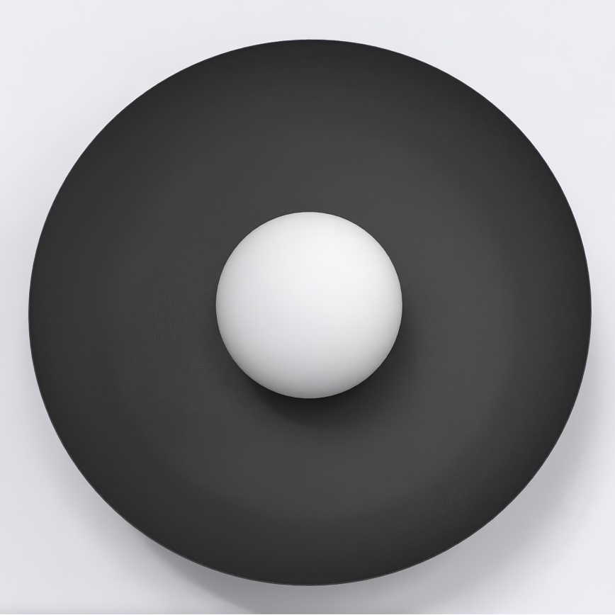 Aplique de parede INSPO 1xG9/8W/230V preto