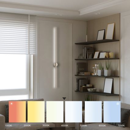 Aplique de parede LANA LED/12W/230V 4000K bege