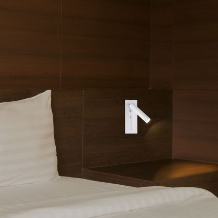 Aplique de parede LED/2W/230V 3000K branco