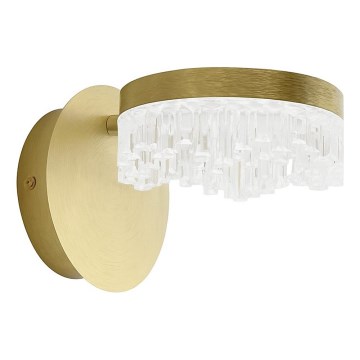 Aplique de parede LED/4W/230V dourado