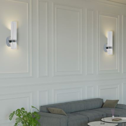Aplique de parede LED AMBIENTE LED/6W/230V 3000/4000/6000K cromado brilhante