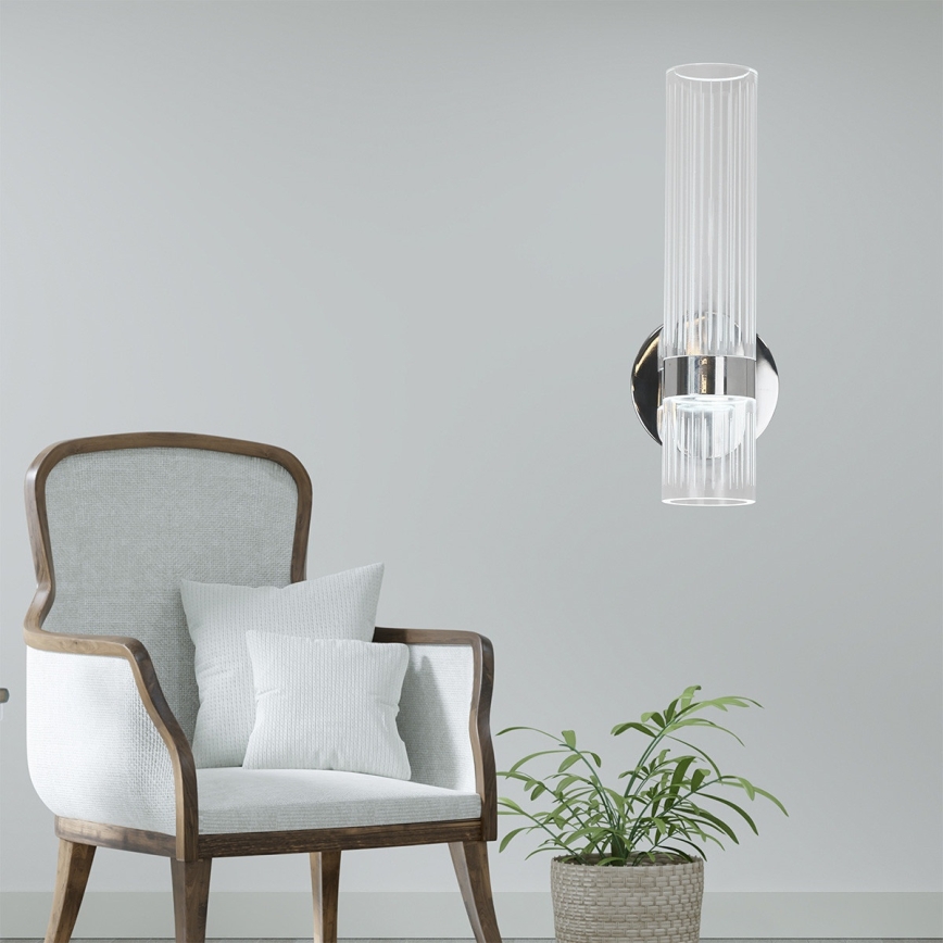 Aplique de parede LED AMBIENTE LED/6W/230V 3000/4000/6000K cromado brilhante