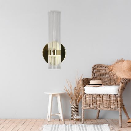 Aplique de parede LED AMBIENTE LED/6W/230V 3000/4000/6000K dourado
