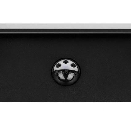 Aplique de parede exterior LED com sensor de movimento e de crepúsculo LED/36W/230V 3000/4000/6500K IP54 preto