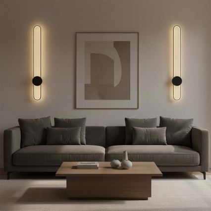 Aplique de parede LED FLORENTYNA LED/24W/230V 4000K dourado/preto