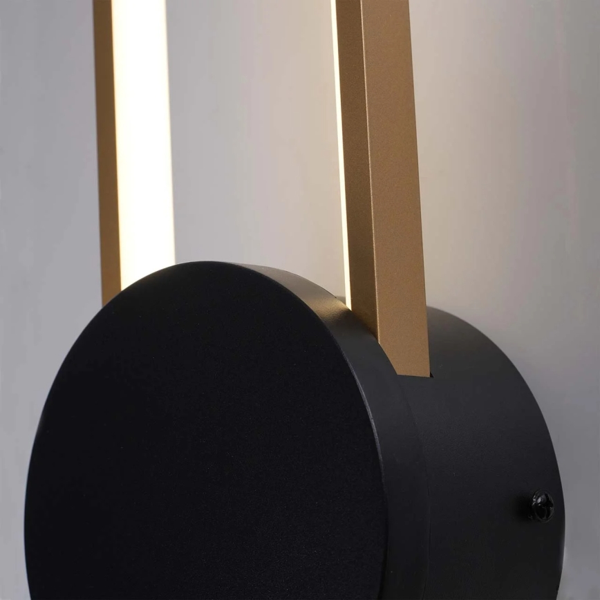 Aplique de parede LED FLORENTYNA LED/24W/230V 4000K dourado/preto