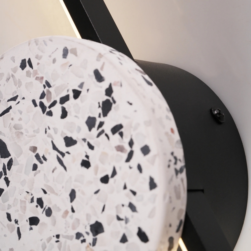 Aplique de parede LED FLORENTYNA LED/24W/230V 4000K preto/branco