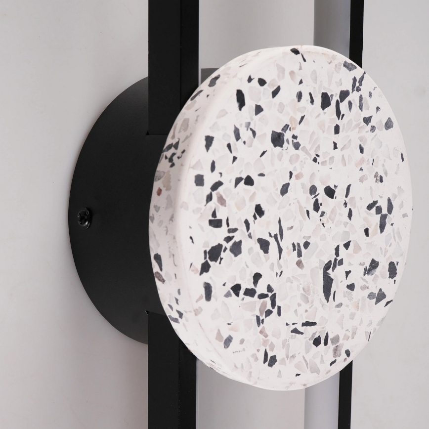 Aplique de parede LED FLORENTYNA LED/24W/230V 4000K preto/branco