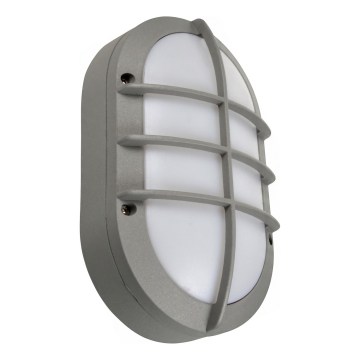 Aplique de parede LED FRAY para exterior, 8W, 230V, IP54, cinzento
