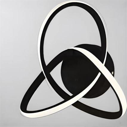 Aplique de parede LED INDIGO LED/14W/230V preto