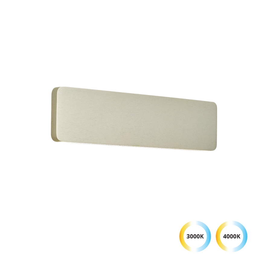 Aplique de parede LED KELDA LED/12W/230V 3000K/4000K prata