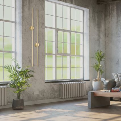 Aplique de parede LED LANA LED/12W/230V 4000K dourado fosco