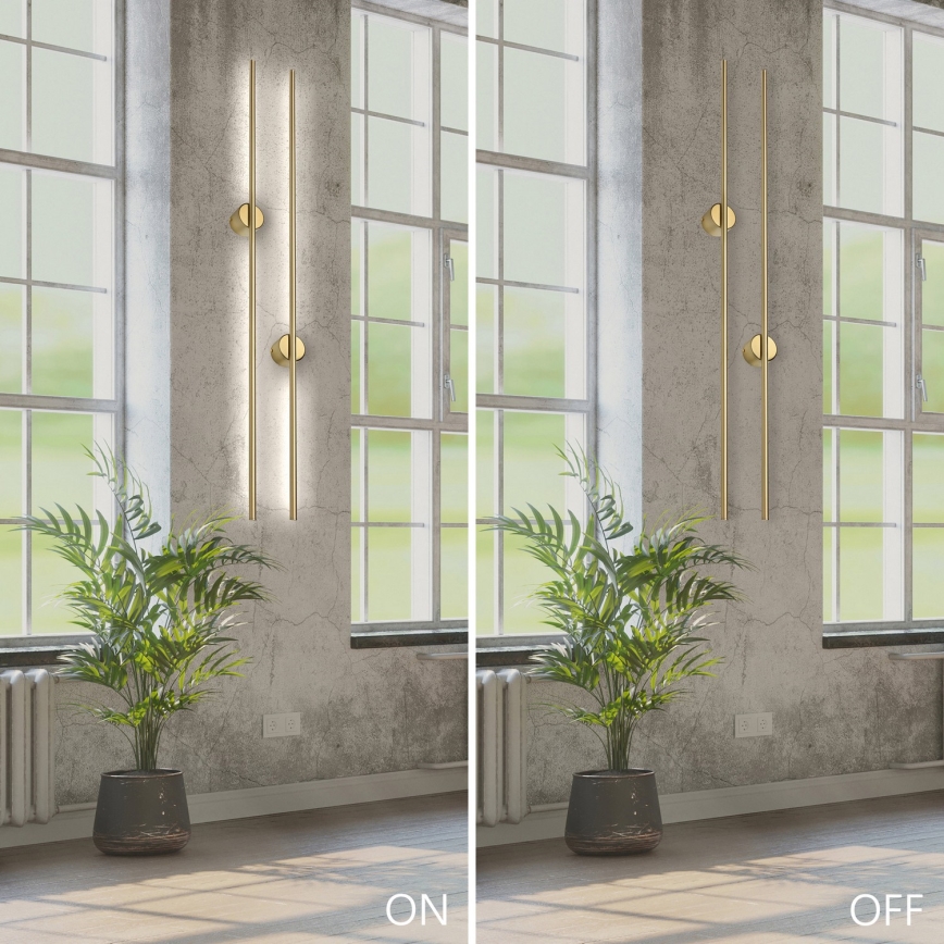 Aplique de parede LED LANA LED/12W/230V 4000K dourado fosco