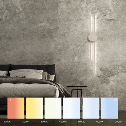 Aplique de parede LED LANA LED/15W/230V 4000K bege