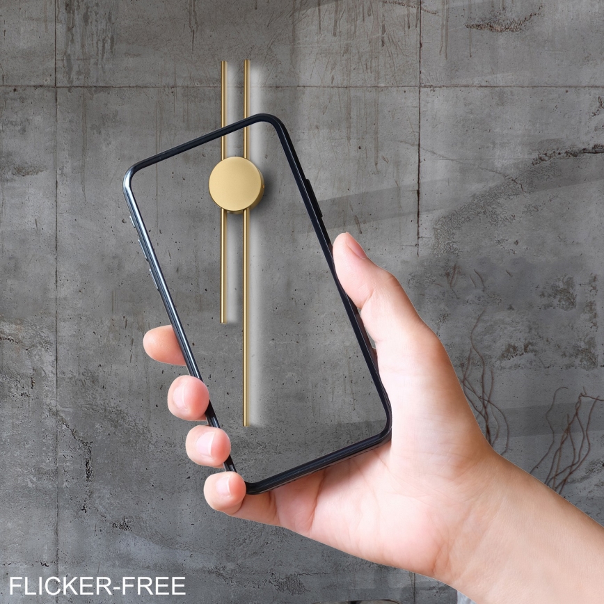 Aplique de parede LED LANA LED/15W/230V 4000K dourado mate