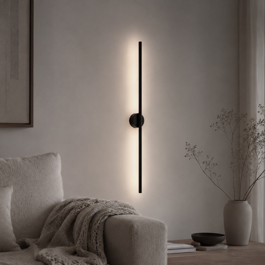 Aplique de parede LED LANA LED/7W/230V 4000K preto