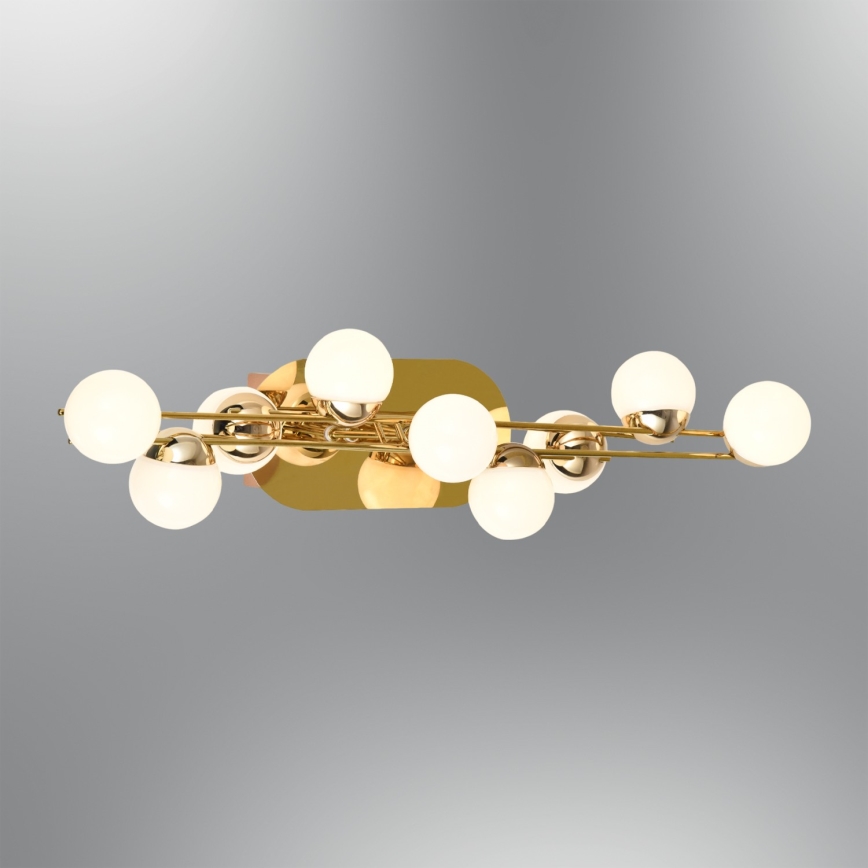 Aplique de parede LED MARS LED/12W/230V 3000K dourado