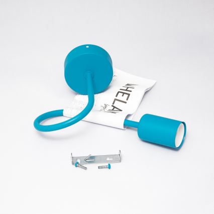Aplique de parede LED OXFORD 1xE27/15W/230V azul