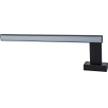 Aplique de parede LED para casa de banho SHINE LED/11W/230V 42 cm IP44 preto