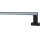 Aplique de parede LED para casa de banho SHINE LED/11W/230V 42 cm IP44 preto