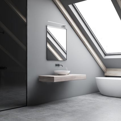 Aplique de parede LED para casa de banho SHINE LED/11W/230V 45 cm IP44 cromado brilhante