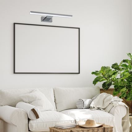 Aplique de parede LED para casa de banho SHINE LED/7W/230V 30 cm IP44 cromado brilhante