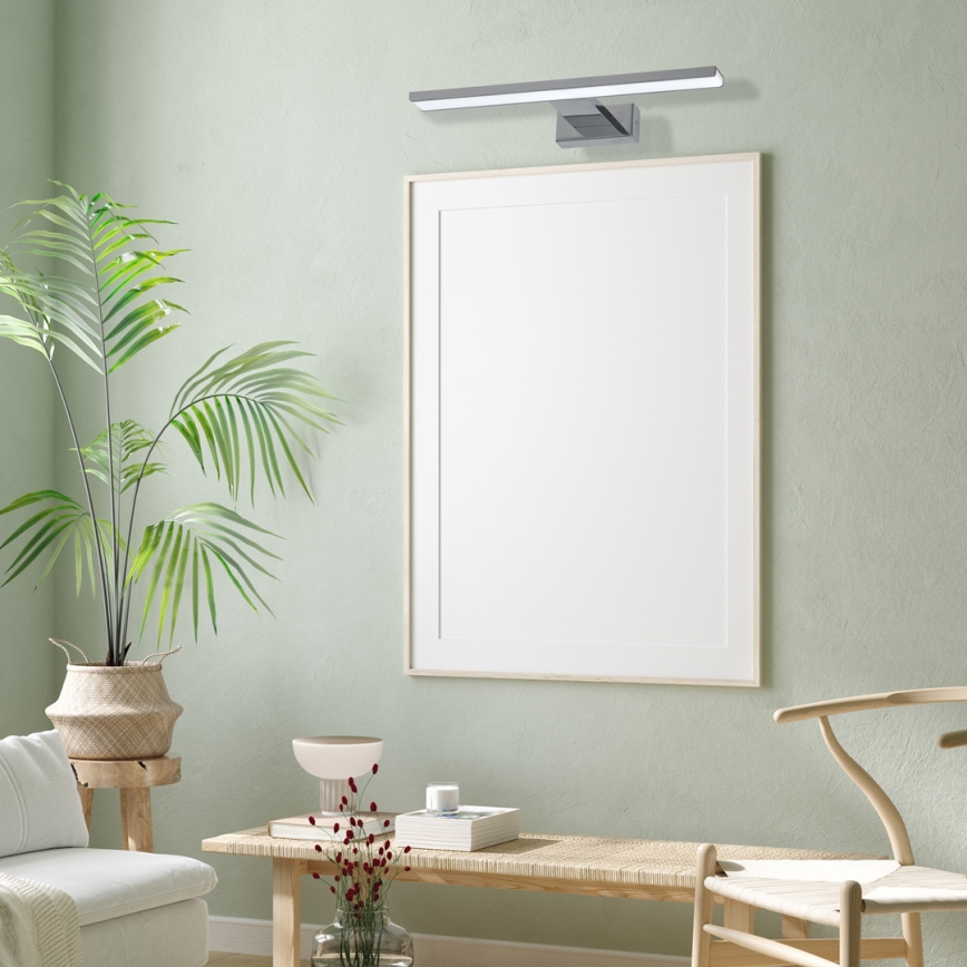 Aplique de parede LED para casa de banho SHINE LED/7W/230V 30 cm IP44 cromado brilhante