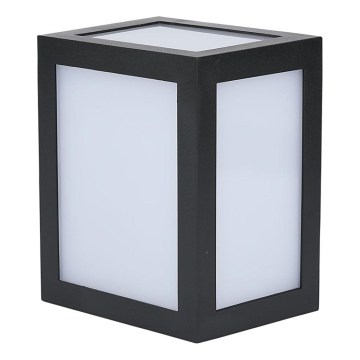 Aplique de parede LED para exterior 12W/230V 6400K IP65 preto