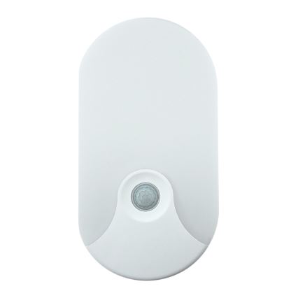 Aplique de parede LED para exterior com sensor de movimento, 18W, 230V, IP44, branco