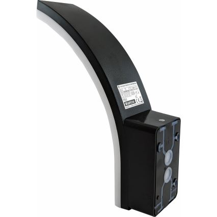 Aplique de parede LED dimerizável para exterior com sensor de movimento e de crepúsculo LED/12/15/20W/230V IP65 preto