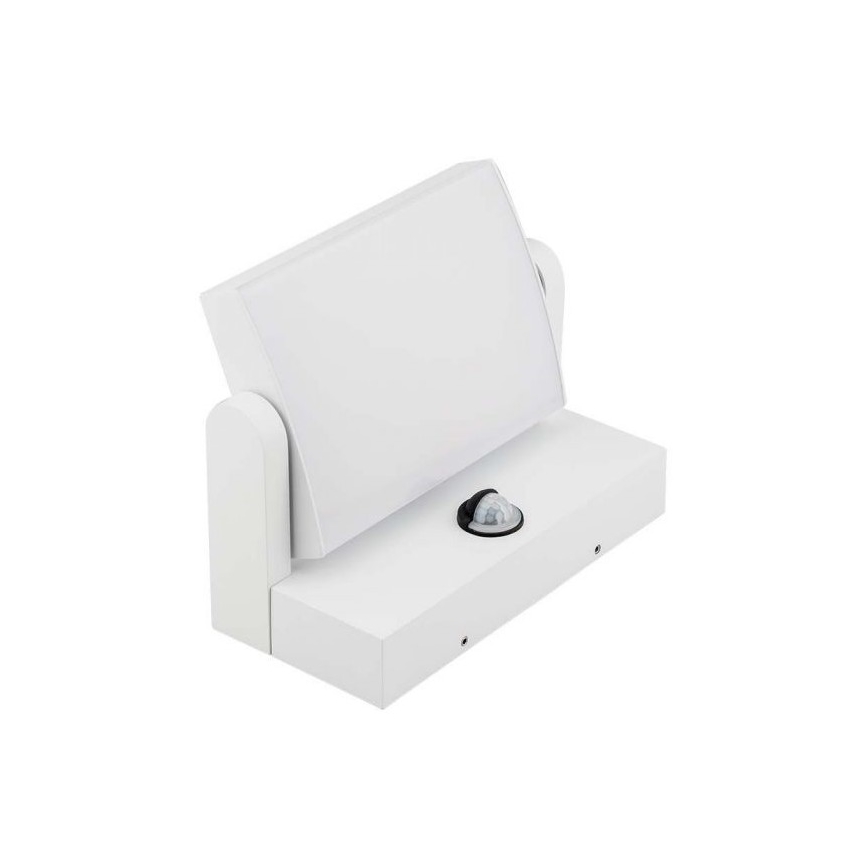 Aplique de parede LED para exterior com sensor LED/17W/230V 4000K IP65 branco